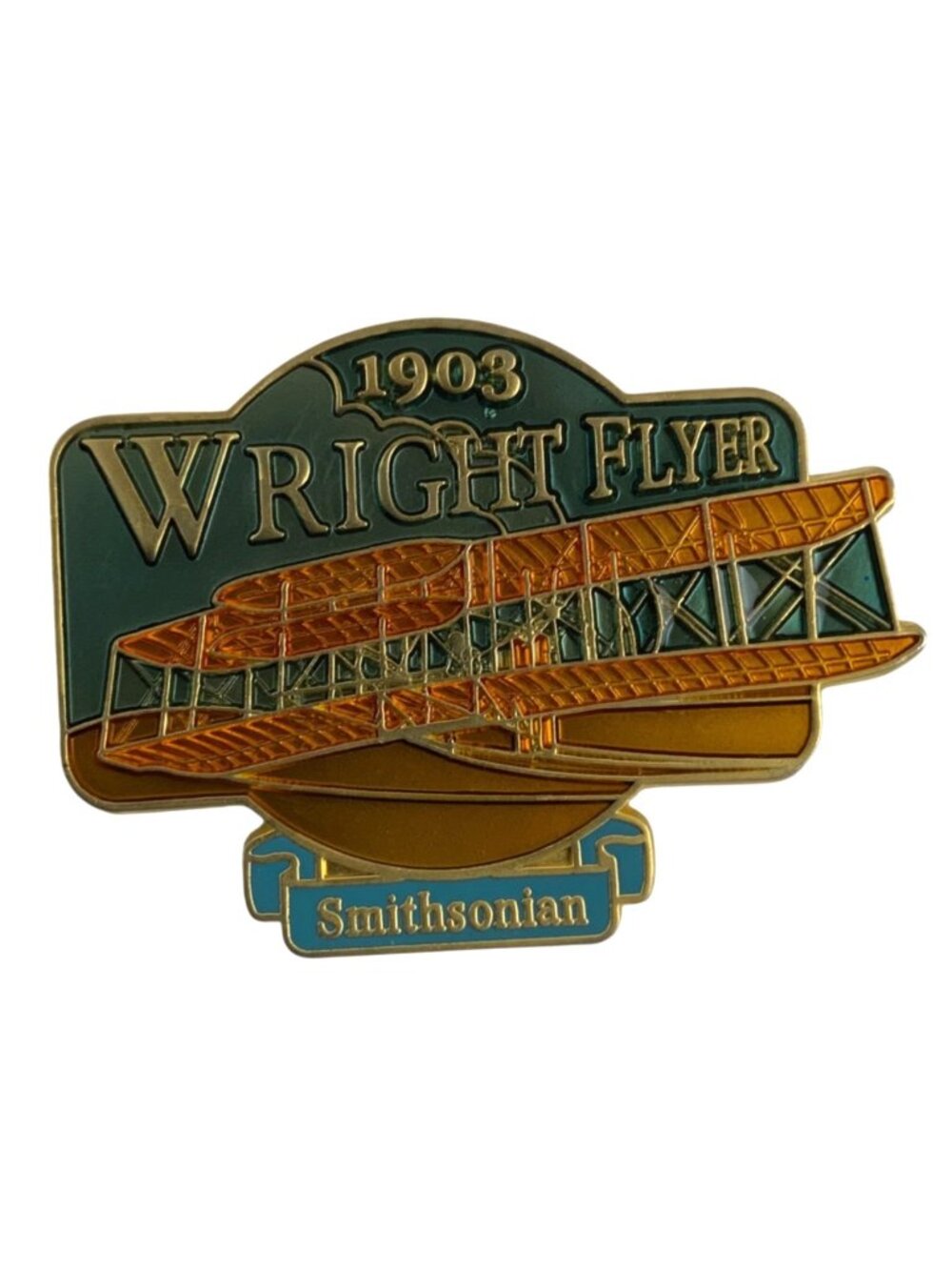 1903 Wright Flyer Smithsonian National Air & Space Museum Lapel Pin Collectible